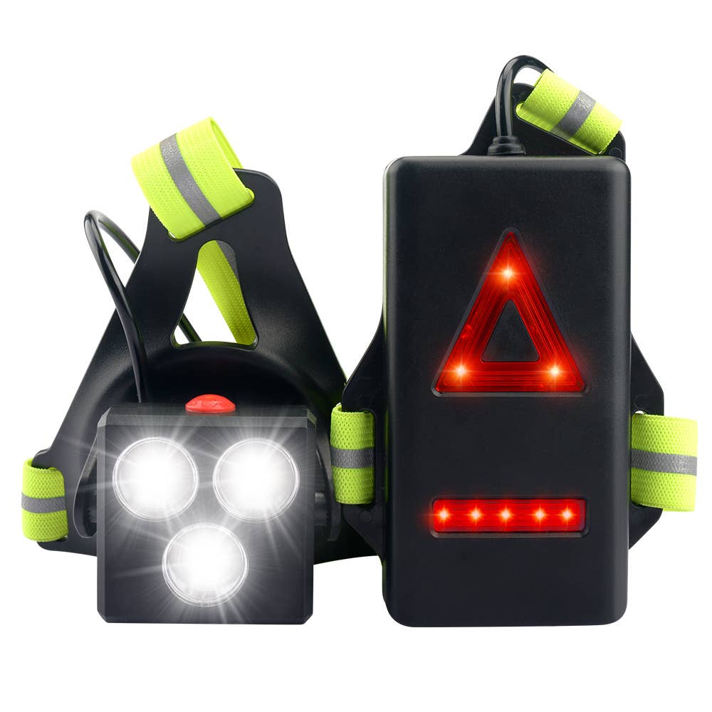 4R High Viz LED Running Chest Light: Hi-Vis Yellow