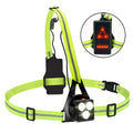 4R High Viz LED Running Chest Light: Hi-Vis Yellow