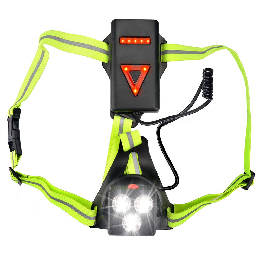 4R High Viz LED Running Chest Light: Hi-Vis Yellow